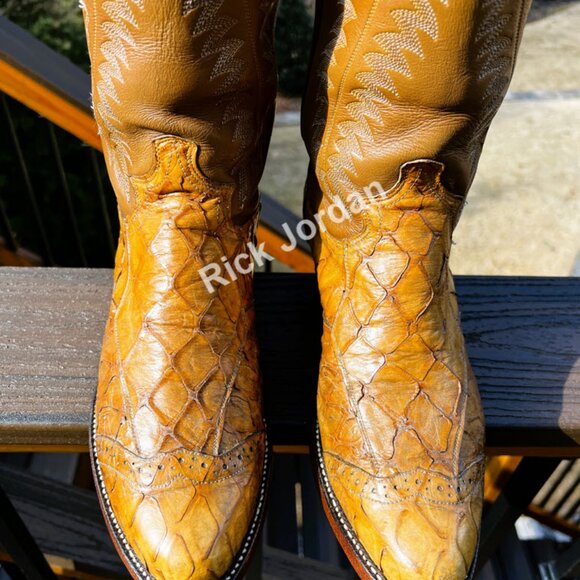 Justin\'s Reptile Cowboy Boots in Men\'s Size 8.5D